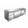 Kühltisch inkl. 3er Schubladenset Modell KYLJA 4130 TN, Maße: B 2230 x T 700 x H 890-950