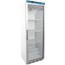 Lagerkühlschrank mit Glastür - weiß Modell HK 400 GD, Maße: B 600 x T 585 x H 1850