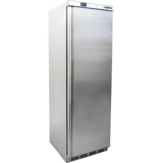 Edelstahl Kühlschrank mit 361 Liter - -2 / +8 °C, abschließbar, automatische Abtauung