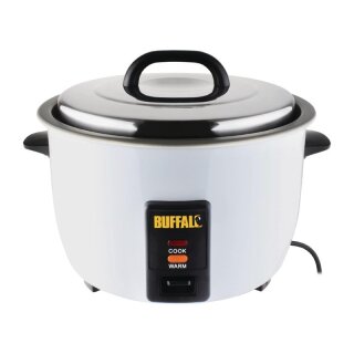 Buffalo Reiskocher mit Warmhaltefunktion - 4,2 Liter, Edelstahl, 230 V