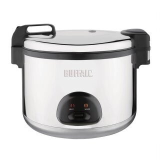 Buffalo Reiskocher 9 Liter - für 20L gekochten Reis, , Edelstahl, 230V