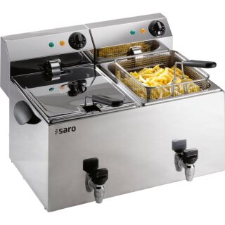 Profi Doppel-Fritteuse PROFRI 88 V - 2x8L, 2x 3,25 kW