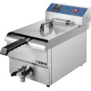 Profi Fritteuse FT 13 mit 13 Liter - mit Ablasshahn, 3,3...