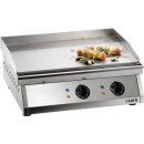 Gastro Griddelplatte 2 glatten Bratflächen und...