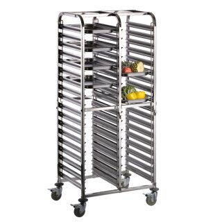 Saro Regalwagen Liam Duo für Backbleche 600 x 400 mm extra Schwere Ausführung