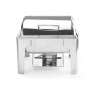 Chafing Dish 1/2 GN mit Rolltopdeckel Edelstahl