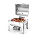Chafing Dish 1/2 GN mit Rolltopdeckel Edelstahl