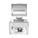 Chafing Dish 1/2 GN mit Rolltopdeckel Edelstahl