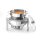 Runder Chafing Dish 10 Liter, Edelstahl