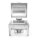Edelstahl-Chafing Dish Gn 2/3, 6 Liter