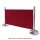 Bolero Abschirmwand 143 x 2 x 70 cm - aus Polyester, Maschinenwaschbar, rot