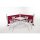 Bolero Abschirmwand 143 x 2 x 70 cm - aus Polyester, Maschinenwaschbar, rot