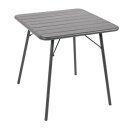 Bolero Bistrotisch quadratisch und klappbar aus grauem...