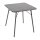 Bolero Bistrotisch quadratisch und klappbar aus grauem Stahl 700x700x710