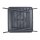 Bolero Bistrotisch quadratisch und klappbar aus grauem Stahl 700x700x710