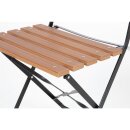Klappbarer Terrassenstuhl In Holzoptik