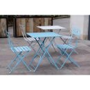 Bolero Klappbarer Terrassentisch Stahl Grau 60Cm