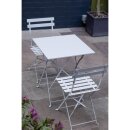 Bolero Klappbarer Terrassentisch Stahl Grau 60Cm