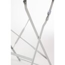 Bolero Klappbarer Terrassentisch Stahl Grau 60Cm