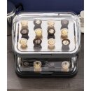 APS Kühlplatte doppelt mit Rolltopdeckel - für Sandwiches und Snacks, Edelstahl