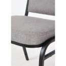 Bolero Bankettstühle mit quadratischer Lehne grau