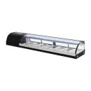Polar Serie G Kühlvitrine 180cm – Sushi Präsentationsvitrine 7x GN 1/3
