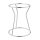 Vogue Fondanttrichter Edelstahl 1,3L