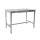 Saro Arbeitstisch 800x700x850mm ohne Grundboden aus Edelstahl