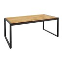 Bolero Holztisch aus Akazienholz  und Stahl - 180 x 90 x...