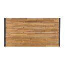 Bolero Holztisch aus Akazienholz  und Stahl - 180 x 90 x...