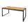 Bolero Holztisch aus Akazienholz  und Stahl - 180 x 90 x 74 cm, Innen- und Außengebrauch
