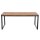 Bolero Holztisch aus Akazienholz  und Stahl - 180 x 90 x 74 cm, Innen- und Außengebrauch