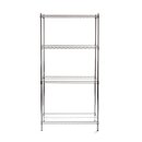 Hendi Regalsystem mit 4 Böden - 910x455x(H)1830 mm,...