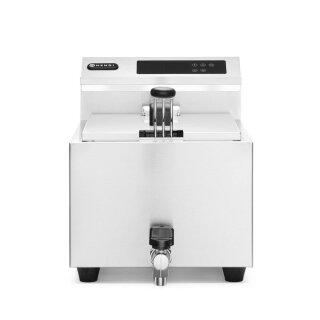 Fritteuse 8 Liter mit Ablasshahn - Tischgerät, 3,5 kW, 230V