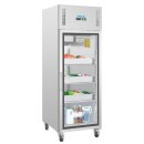 Gastro Kühlschrank mit 600 Liter - 1 Glastür, Umluft, mobil
