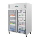 Polar Kühlschrank Serie G mit 2 Türen 1200 Liter Rollbar