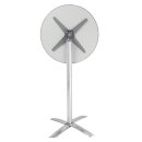 Bolero Runder Klappbarer Stehtisch Edelstahl 60Cm