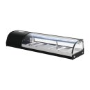 Polar Serie G Sushi-Vitrine 150cm – 5x GN 1/3, statische Kühlung