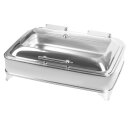 Rechteckiger Chafing Dish Aus Edelstahl, 8 Liter