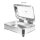 Rechteckiger Chafing Dish Aus Edelstahl, 8 Liter