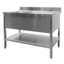 Saro Spültisch mit 1 Becken links 1600x600x850mm...