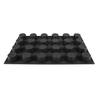 Flexible Antihaft-Backform für 24 Muffins aus lebensmittelechtem Silikon