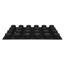 Flexible Antihaft-Backform für 24 Muffins aus lebensmittelechtem Silikon