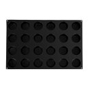 Flexible Antihaft-Backform für 24 Muffins aus lebensmittelechtem Silikon