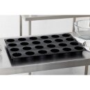 Flexible Antihaft-Backform für 24 Muffins aus lebensmittelechtem Silikon