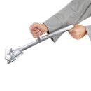Jantex Grillscharber mit austauschbarem Messer - Edelstahl, Handstütze