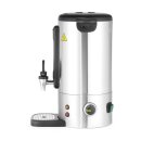 HENDI Heißwasserspender 9L – Kleiner Edelstahl-Kessel mit Zapfhahn für Glühwein