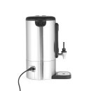 HENDI Heißwasserspender 9L – Kleiner Edelstahl-Kessel mit Zapfhahn für Glühwein