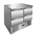 GI Edelstahl Kühltisch mit 4 Schubladen,...