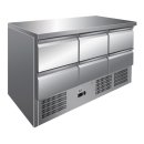 GI Edelstahl Kühltisch mit 6 Schubladen,...